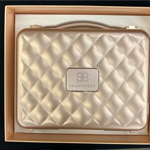 NEW in Original Box! Beautifect Make Up Case. Rose Gold color. Gorgeous!